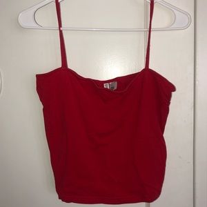 Red Crop Top